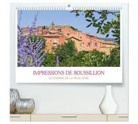 Impressions de Roussillon (Calendrier mural 2026 DIN A2 vertical) calendrier de bureau: Des coins pittoresques dans la ville de l'ocre.