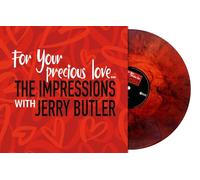 Impressions - For Your Precious Love - Red Marble Colored Vinyl
