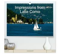 Impressions from Lake Como / UK-Version (High Quality Premium Wall Calendar 2027 DIN A2 landscape),CALVENDO 12 Month Wall Calendar: Impressions from Lake Como