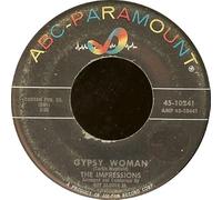 IMPRESSIONS - gypsy woman 45 rpm single