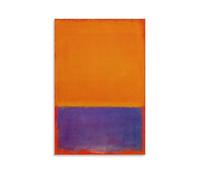 Impressions Mark Rothko 《Jaune et Bleu 1954》 Art mural Tableaux Affiches Peinture murale Toile Impression Décor Oeuvres d'art 60x90 cm (24x36 pouces)