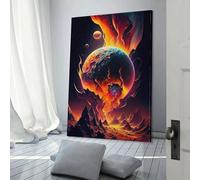 Impressions murales Celestial_Oasis pour salon, chambre à coucher, art mural moderne 20 x 30 cm