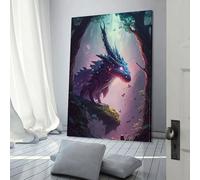 Impressions murales fantastiques représentant des dragons pour chambre à coucher, pour occasions spéciales, peintures de salon, 60 x 90 cm