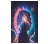 Impressions numériques de Voyage Astral Puzzles De 1000 Pièces, Puzzle pour Adultes en Bois, Jeu D'adresse Toute La Famille, 78×53cm