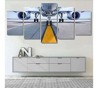 Impressions Sur Toile,5 Tableau Peinture,Chambre Décoration À Turbinepour Aéroport Modulaire Panneaux Motif Cadeau D'Anniversaire 200 X 100 Cm Affiche De Photo D'Art De Mur D'Hôtel De Bureau -7O3J+X8C