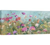 Impressions sur toile avec fleurs - Nel Whatmore - Brise d'été - 100 x 50 cm