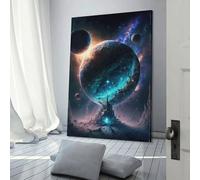 Impressions sur toile Colors_of_Space, décoration murale pour salon, enfants, filles, garçons, fête d'anniversaire, cadeau, mur vivant, 50 x 75 cm