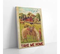 Impressions sur toile « Ramène-moi à la maison » - Art mural