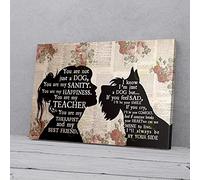 Impressions sur toile Yorkshire Terrier : « Tu n'es pas qu'un chien, tu es ma raison »