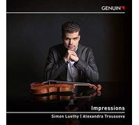 Luethy, Troussova – Impressions : Œuvres pour violon et piano – CD – Walter Genuin
