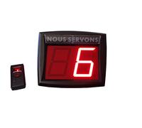 Impretech International Group Gestion de la File d'attente Systeme My-Turn (LED Rouge) a Sens Unique
