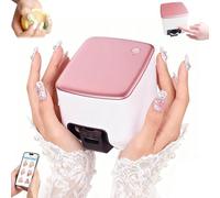 Imprimante 3D à ongles, machine d'impression à ongles de bricolage avec commande d'APP, 4800dpi High Resolut, autoreconnaissance de l'ongle S et dingue rapide 10S pour la maison, mariage, ongle