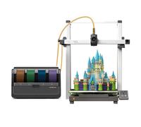 Imprimante 3D Anycubic Kobra 3 Max Combo, impression jusqu'à 8 couleurs, moteur couleur ACE Pro, vitesse d'impression 600mm/s, nivellement automatique et anti-perte de pas, 420x420x500mm