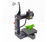 Imprimante 3D compacte, imprimante 3D for débutants,volume d'impression 100 x 100 x 100 mm, compatible avec les filaments PLA et TPU, utilisée for les projets scolaires et personnels(Black)