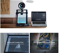 imprimante 3D, CR Touch auto-nivellement, stabilité de l'axe Z double, taille d'impression 220 x 220 x 250 mm, EU