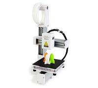 Imprimante 3D de multiplexage par division de fréquence - Haute précision - Chauffage rapide - Machine d'impression 3D compacte pour l'éducation - Matériau ABS - 155 x 175 x 210 mm (blanc)