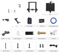 imprimante 3D, extrudeuse directe, technologie d'auto-nivellement, prise EU