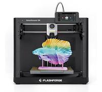 Imprimante 3D FLASHFORGE Adventurer 5M, impression à haute vitesse jusqu'à 600 mm/s, buse directe 280°C, taille d'impression 220x220x220 mm.