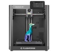 Imprimante 3D Flashforge Adventurer 5M, nivellement automatique, vitesse d'impression maximale de 600 mm/s, rappel d'épuisement du filament, 220x220x220mm AD 5M noir