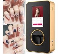 Imprimante 3D Intelligente pour Nail Art, Machine de Peinture pour Nail Art, Identification Intelligente de la Forme et de la Taille des Ongles, avec écran Tactile de 10,1 Pouces