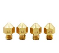 Imprimante 3D MK8 Laiton Grand diamètre buse kit de Bricolage tête d'extrusion de pulvérisation 1.0 1.2 1.5mm 1.75/3mm Accessoires (Size : 1.5MM 1.75MM)