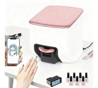 Imprimante 3D pour Nail Art, Imprimante a Ongle, avec Plus De 800 Photos D'ongles, Nail Printer Machine Automatique, Prête en 10 Secondes, Compatible Wi-FI/Application/DIY