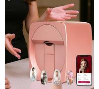 Imprimante 3D Pour Ongles, Imprimante Mobile Numérique Pour Nail Art, Contrôle Par Application,16 Langues, Identification Des Bords Des Ongles, Galerie Motifs, Impression Environ 450 Fois Pink