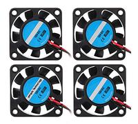 Imprimante 3D Refroidissement Ventilateur, ASHATA 4PCS Cooling Cooler Fan grande vitesse ventilateur 12V 7000RPM 6.7CFM Ventilateur De Refroidissement Accessoire pour Imprimante 3D