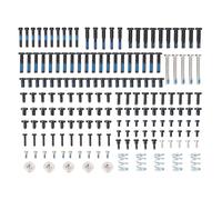 Imprimante 3D Vis de vitesse Kit de ressort Haute Precision Attaches en alliage pour X1 X1E P1P P1S Comprend 180 vis 5 composants d'engrenage 5 Composants à ressort de vitesse