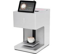 Imprimante à café latte art, Imprimante Alimentaire pour gâteaux, connexion Wi-Fi, impression sur cartouches d'encre de qualité alimentaire, pour café, desserts, gâteaux, biscuits ,White-EB-FT4