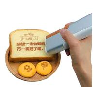 Imprimante à café portable Printpen Handheld Jet d'encre Printpen Comestible Alimentaire Imprimante Tatouage Mini Stylo d'impression Latte Art Food Printer Machine(Brown)