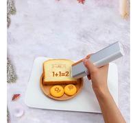 Imprimante à café portative imprimante à jet d'encre portative imprimante alimentaire Mini Machine à stylo d'impression alimentaire fabricant de décoration bricolage gâteau café Desserts(Black)