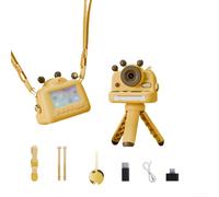 Imprimante à écran tactile HD pour enfants avec prise en charge WiFi pour imprimer et partager des photos thermiques instantanément (jaune)