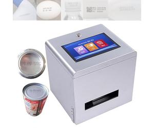 Imprimante à jet d'encre, codeur portable, hauteur d'impression de 12,7 mm, longueur de 110 mm, 3 méthodes d'impression, économisez 250 fichiers, idéal pour entrepôt, logistique, emballage