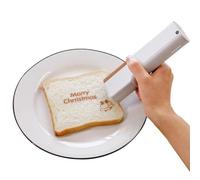 Imprimante à jet d'encre comestible portable - Stylo d'impression portable sans fil pour café, pain, gâteau, biscuits - Précision 300 dpi, application d'édition gratuite, largeur d'impression 26 mm