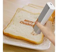 Imprimante à jet d'encre comestible pour aliments, imprimante portable sans fil de qualité alimentaire pour décoration de gâteaux, biscuits, pain, macaron, chocolat