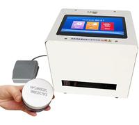 Imprimante à Jet d'encre Industrielle Automatique, imprimante à Jet d'encre de Bureau Portable, date de Production de Bureau de 12,7 mm, concave-Convexe, Bouchon de Bouteille d'impre