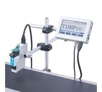 Imprimante à jet d'encre industrielle pour codage de date, prend en charge le texte Excel BMP USB, solution de codage commerciale automatique