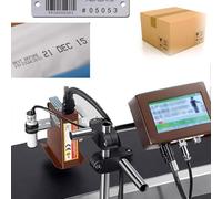 Imprimante à jet d'encre industrielle pour codage d'encre à séchage rapide, machine de codage en ligne à écran tactile pour texte, code QR, code-barres, numéro de lot, impression de date de