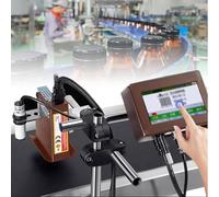 Imprimante à jet d'encre industrielle pour le codage en ligne, l'impression automatique de la date et des codes-barres sur le texte, les étiquettes et les codes QR