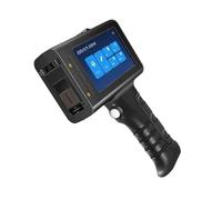 Imprimante à jet d'encre portable 12,7 mm for numéros de lot, codes-barres, codes QR, logos, imprimante textile manuelle, machine de codage d'étiquettes Séchage rapide pour l'étiquetage et le codage(P