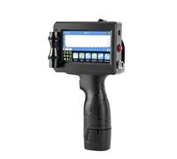 Imprimante à jet d'encre Portable 12.7mm, codes-barres QR, numéro de lot, Logo, Date d'expiration, imprimante d'étiquettes, 25 langues, Non cryptées Matériau d'impression large(No Cartridge-25.4mm)