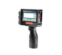 Imprimante à jet d'encre Portable 12.7mm, écran tactile intelligent de 4.3 pouces, for plastique, boîte en Carton métallique, code à barres, Logo, Date Matériau d'impression large(Printer with 2 inks)