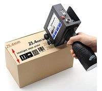 Imprimante à Jet d'encre Portable 25,4 mm, imprimante à Jet d'encre Portable avec écran Tactile HD de 4,3 Pouces et Cartouche d'encre à séchage Rapide, imprimante Portable pour Machine de Codage de