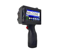 Imprimante à jet d'encre portable 600 Dpi Date d'expiration Machine de codage Pistolet à jet d'encre 25,4 mm Imprimante à jet d'encre portable sur métal bois verre tissu Carton plastique Impression mu