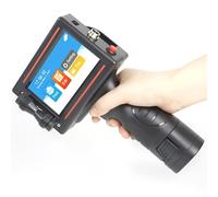 Imprimante à jet d'encre portable avec écran tactile, polices importables, batterie amovible, prend en charge 20 langues pour étiquettes, dates de production, codes-barres, codes QR