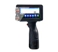 Imprimante à jet d'encre portable E16 0,5/1 pouce 600 DPI, impression de texte, codes-barres, numéros de lot, logos, étiquettes Séchage rapide pour l'étiquetage et le codage(12.7mm with 1 ink)