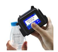 Imprimante à jet d'encre portable for mini-étiquettes, machine de codage de caractères, de modèles de date de production, encre permanente Séchage rapide pour l'étiquetage et le codage(Printer - 2 Ink