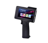 Imprimante à jet d'encre Portable for petites étiquettes, anglais, Date de Production, Code QR, numéro de lot, impression HD, séchage rapide sans décoloration Impression multiformat(Printer-Black HD I