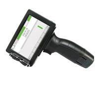 Imprimante À Jet D'encre Portable Haute Résolution 600DPI Date Time Coder Machine De Codage QR Logo Maker 12.7MM Avec Écran Tactile 5,0 Pouces Impression Jet D'Encre Nette